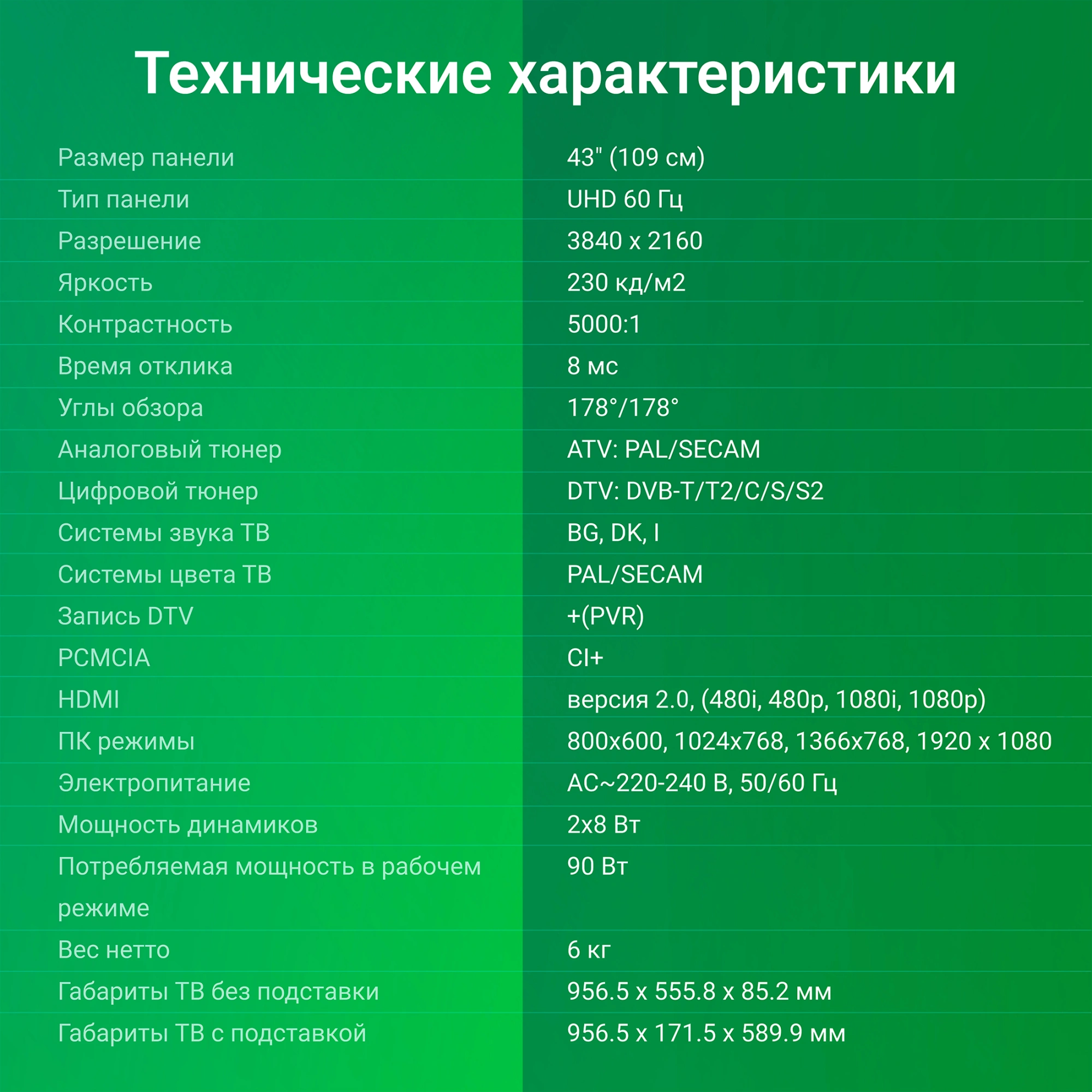 Телевизор LED Digma 43" DM-LED43UBB33 Яндекс.ТВ Frameless Metal черный/черный 4K Ultra HD 60Hz DVB-T DVB-T2 DVB-C DVB-S DVB-S2 USB WiFi Smart TV
