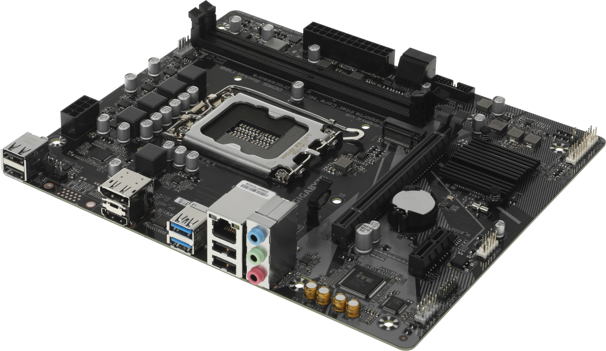 Материнская плата Gigabyte H610M K V2 Soc-1700 Intel H610 2xDDR5 mATX AC`97 8ch(7.1) GbLAN+HDMI+DP
