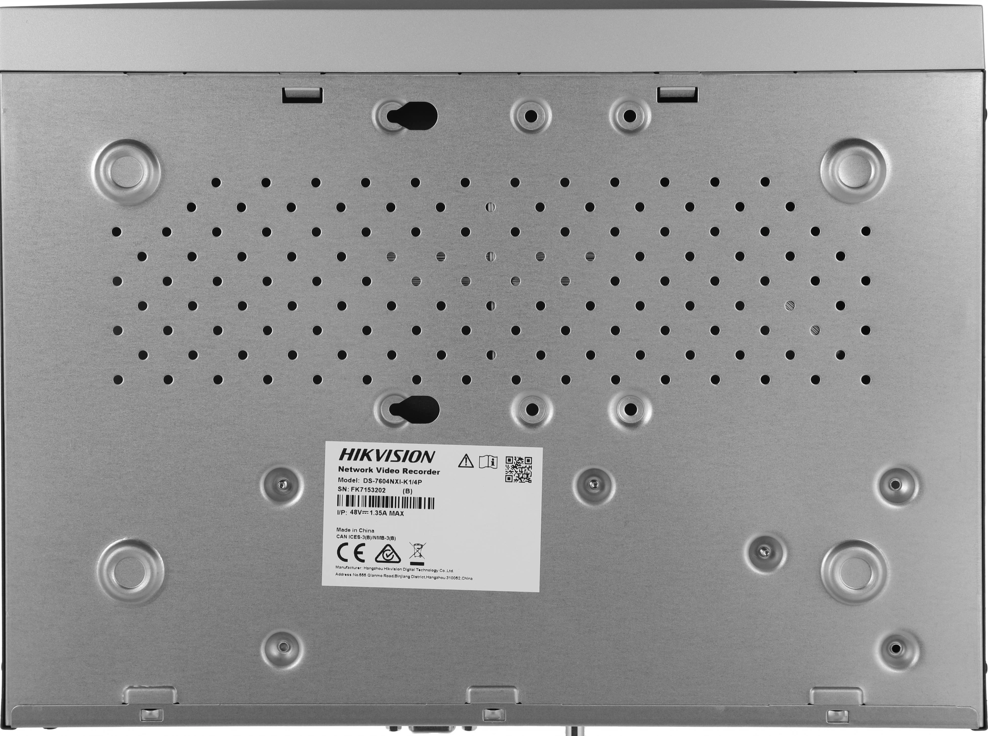 Видеорегистратор Hikvision DS-7604NXI-K1/4P(B)