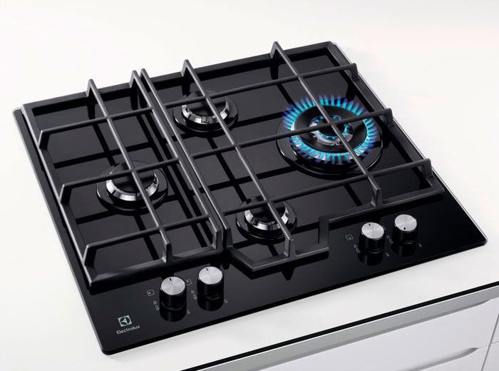 Газовая варочная поверхность Electrolux KGG6456K черный
