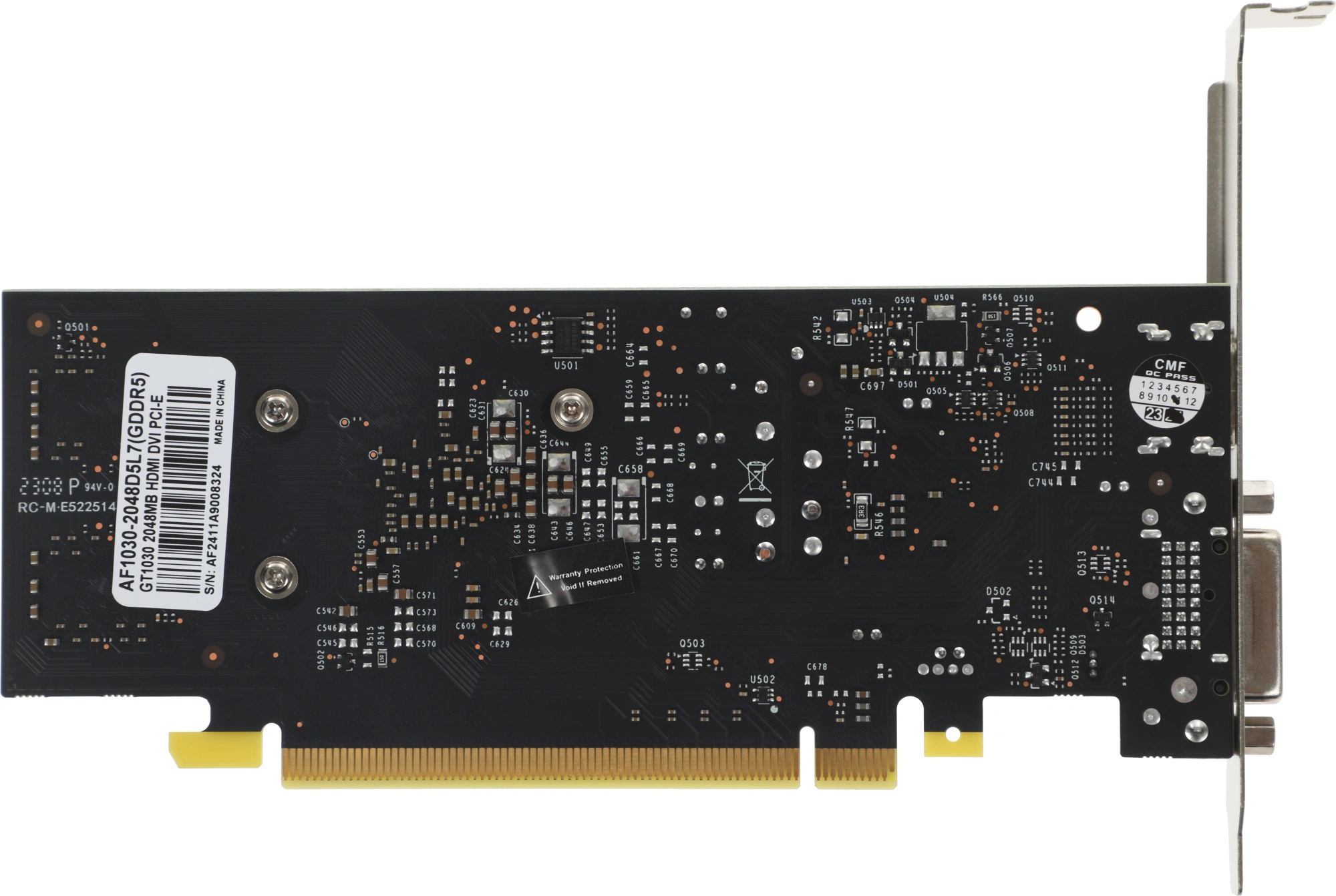 Видеокарта Afox PCI-E 3.0 AF1030-2048D5L7 NVIDIA GeForce GT 1030