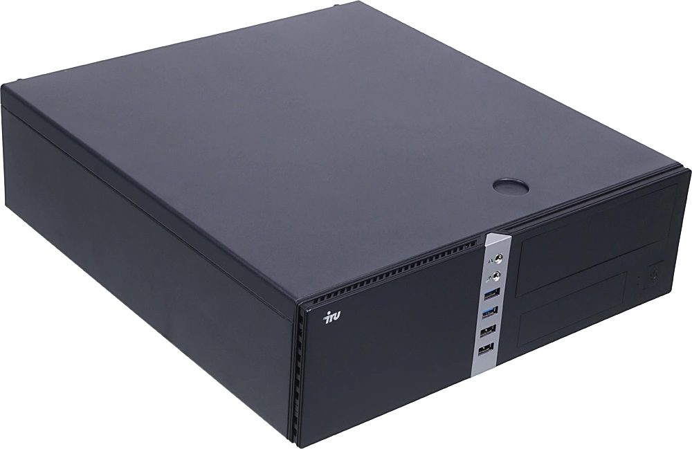 ПК IRU Office 310H6SF SFF i3 12100 (3.3) 8Gb SSD256Gb UHDG 730 FreeDOS GbitEth 300W черный (RUS) (1991582)