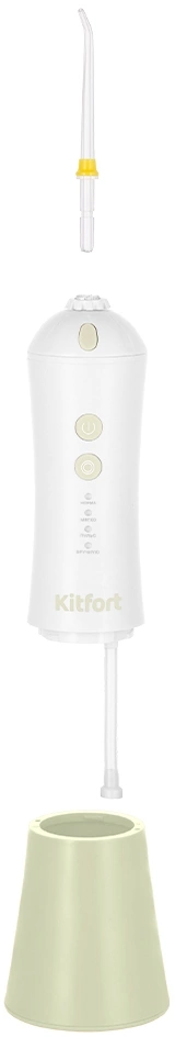Ирригатор Kitfort КТ-2958-2 портатив. 4насад. зеленый/белый
