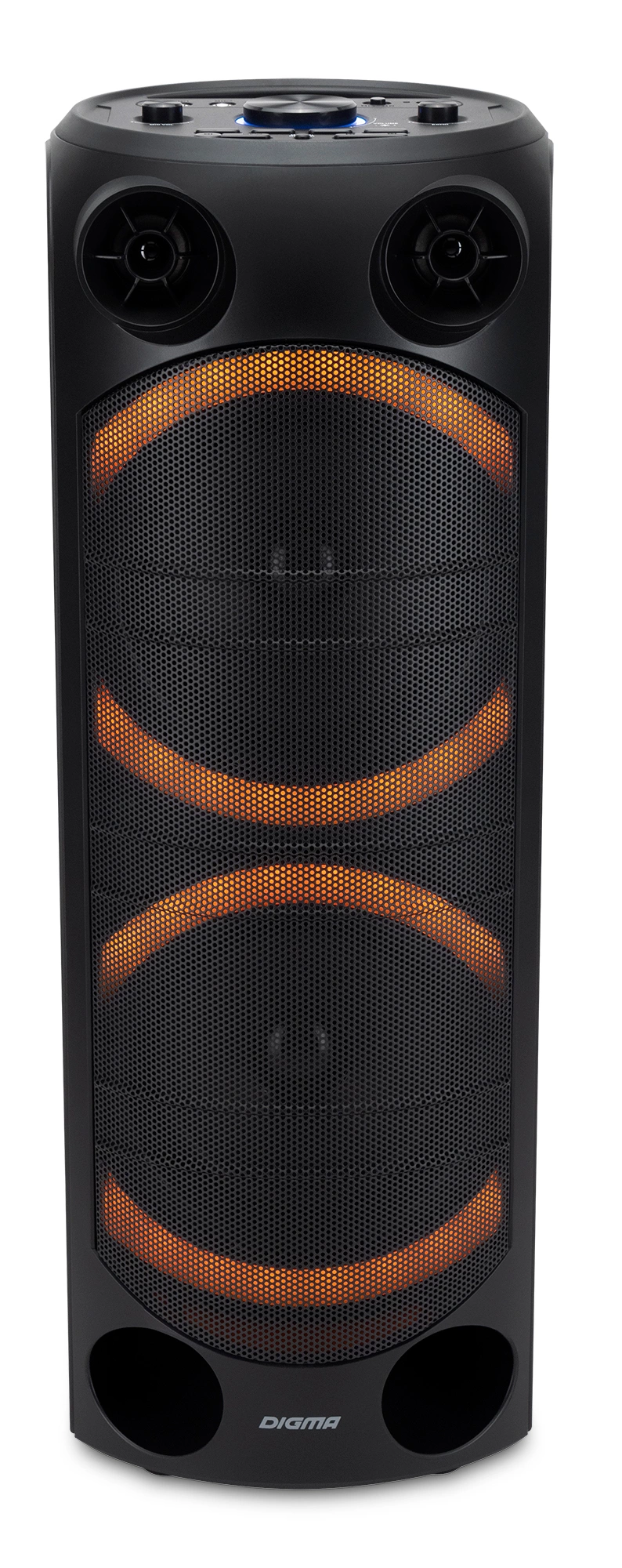 Минисистема Digma D-MC1720 черный 80Вт FM USB BT micro SD