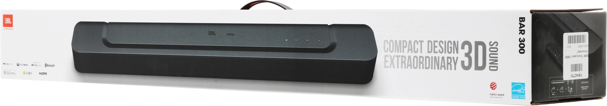 Саундбар JBL Bar 300 5.0 260Вт черный