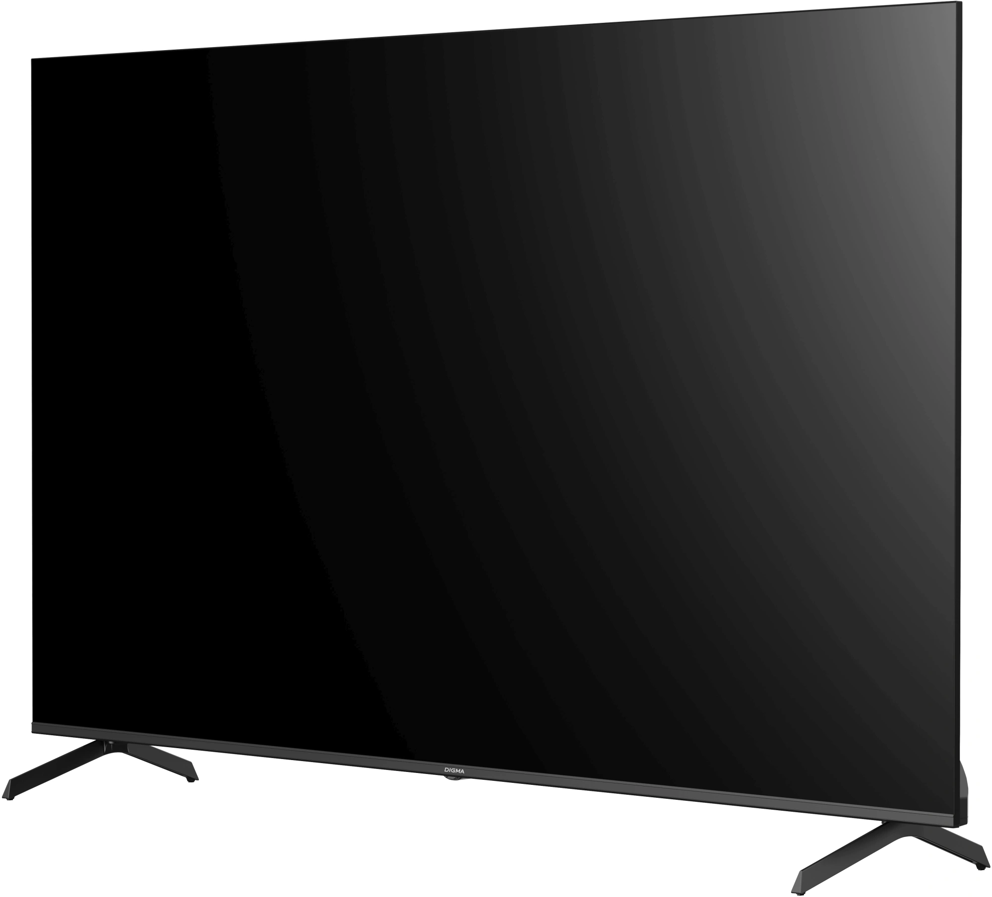 Телевизор QLED Digma 75" DM-LED75UQB31 Google TV Frameless Metal черный/черный 4K Ultra HD 60Hz MEMC DVB-T DVB-T2 DVB-C DVB-S DVB-S2 USB WiFi Smart TV