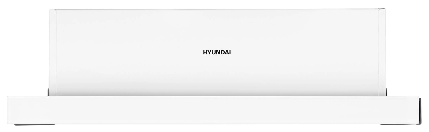 Вытяжка встраиваемая Hyundai HBH 6236 WG белый управление: кулисные переключатели (1 мотор)
