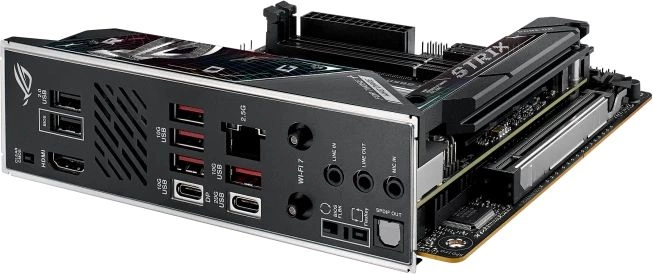 Материнская плата Asus ROG STRIX B850-I GAMING WIFI Socket AM5 AMD B850 2xDDR5 mini-ITX AC`97 8ch(7.1) 2.5Gg RAID+HDMI