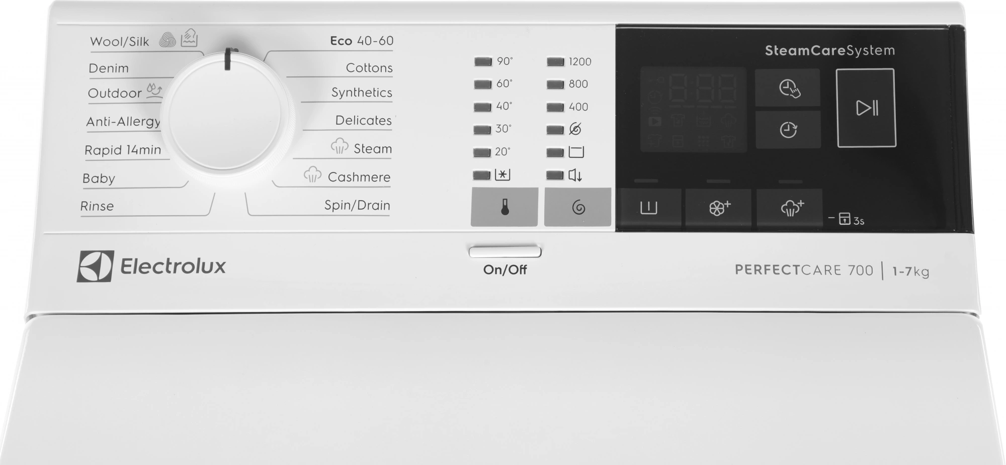 Стиральная машина Electrolux EW7T4272E пан.англ. класс: A загр.вертикальная макс.:7кг белый