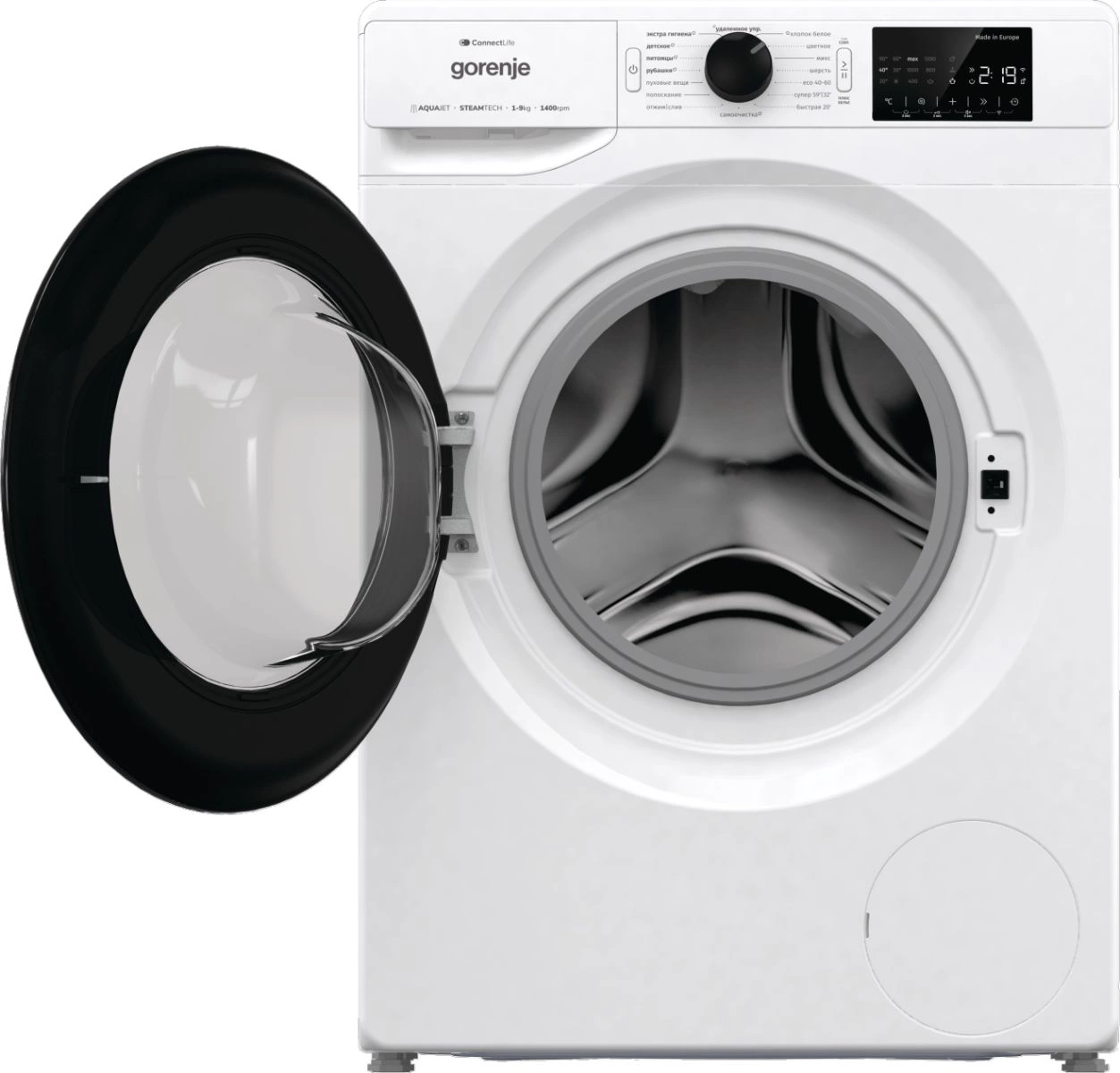 Стиральная машина Gorenje WPNEI94A1SWIFI/C класс: A+++ загр.фронтальная макс.:9кг белый инвертор