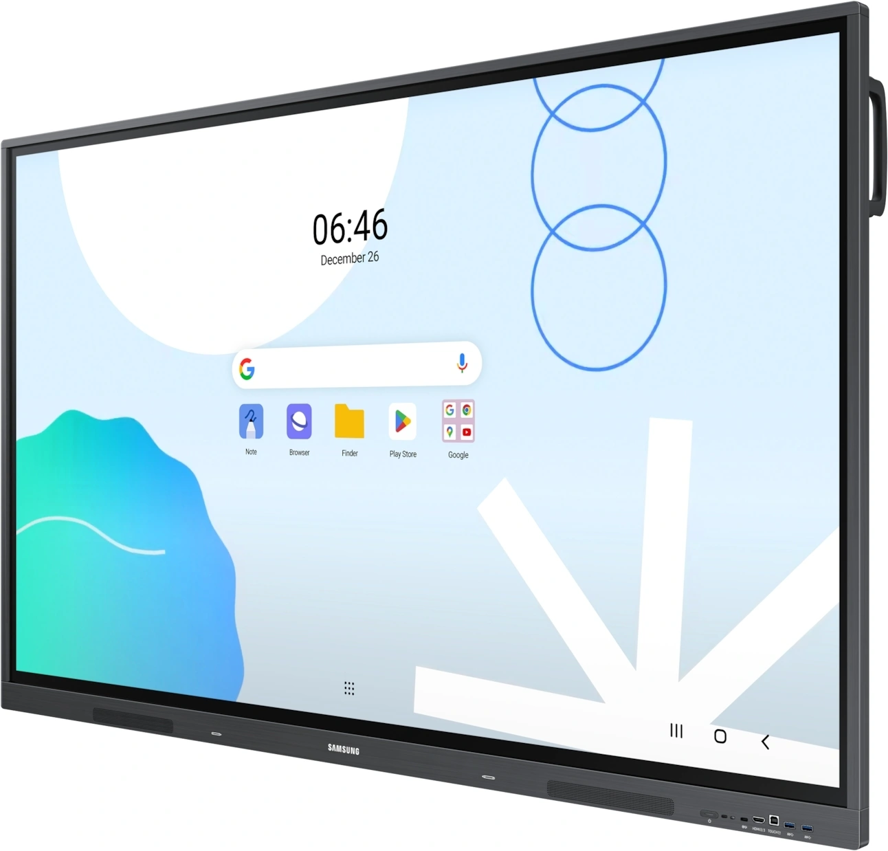 Панель Samsung 86" WA86D черный LED 6ms 16:9 HDMI матовая 4000:1 400cd 178гр/178гр 3840x2160 4K USB 74.5кг