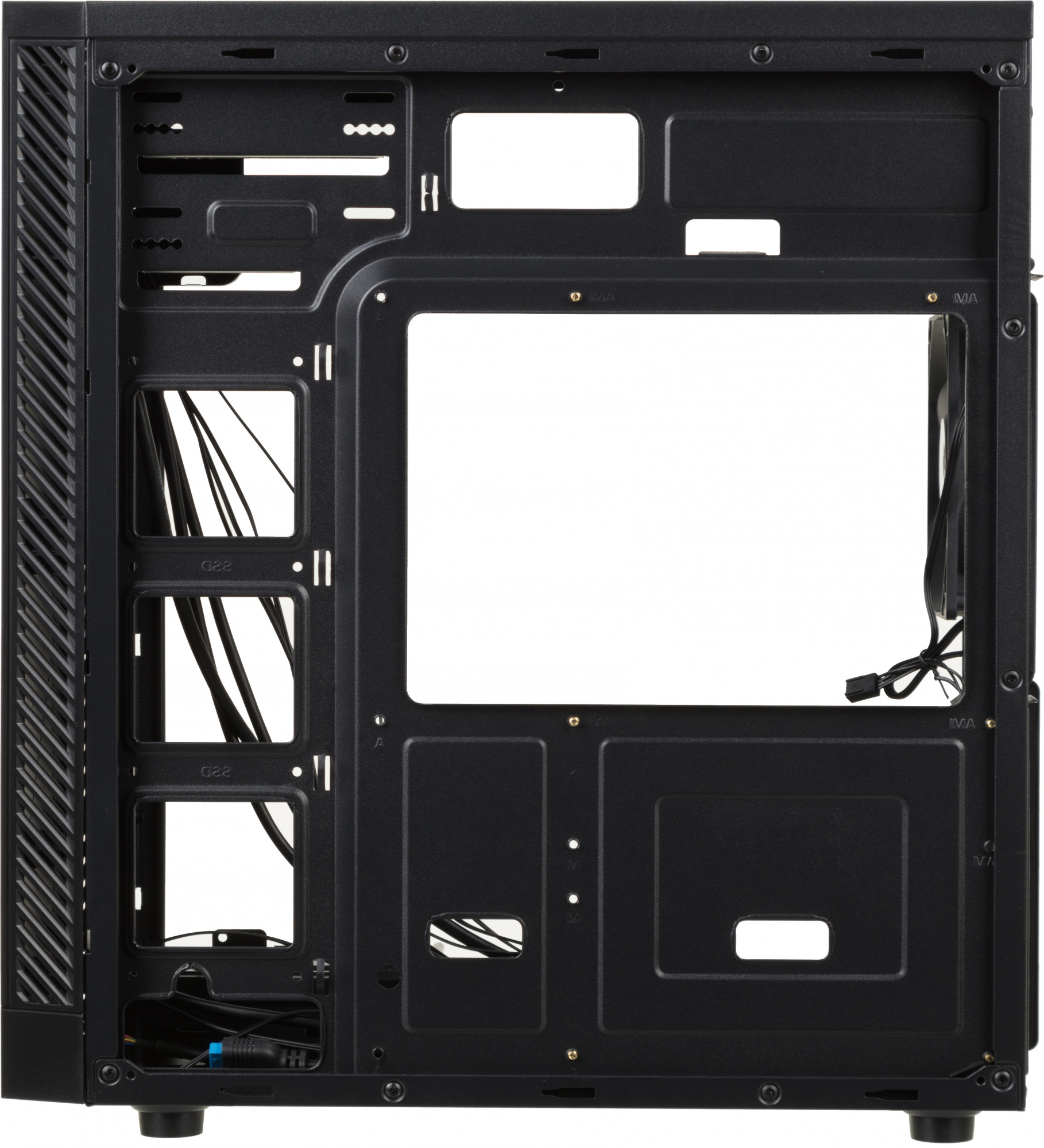 Корпус Accord K-16B черный без БП ATX 6x120mm 2xUSB2.0 1xUSB3.0 audio