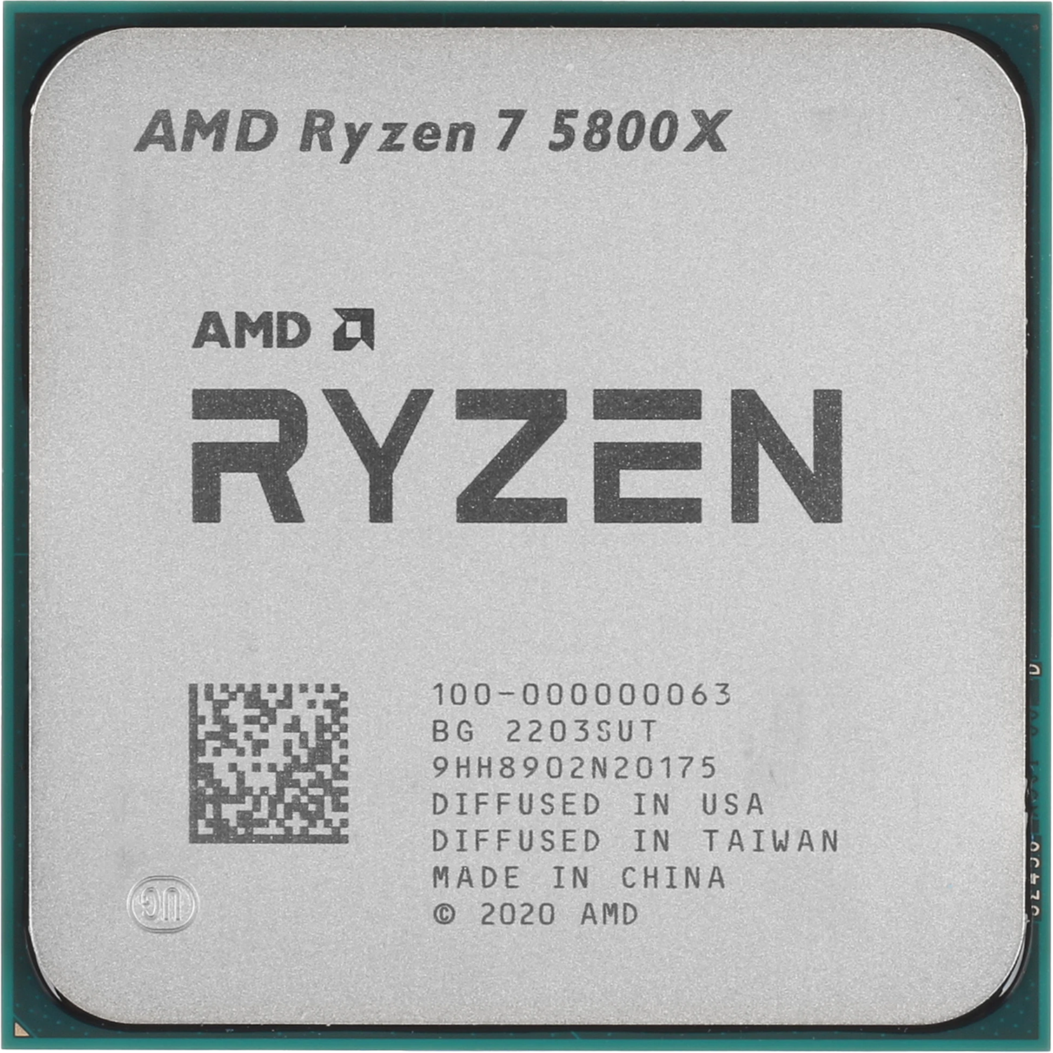 Процессор/ CPU AM4 AMD Ryzen 7 5800X (Vermeer, 8C/16T, 3.8/4.7GHz, 32MB, 105W) OEM