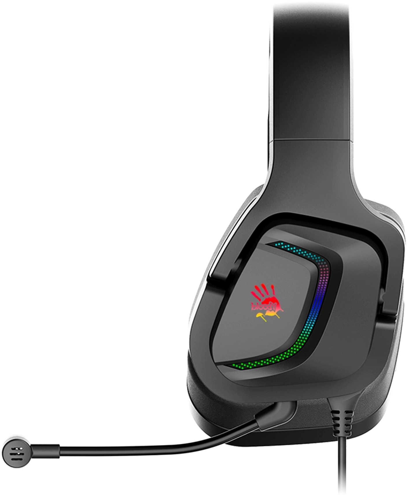Наушники с микрофоном A4Tech Bloody G573P черный 2м мониторные оголовье (G573P)