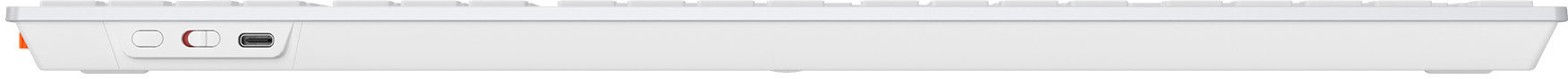Клавиатура A4Tech FBX50C белый USB беспроводная BT/Radio slim Multimedia (FBX50C WHITE)