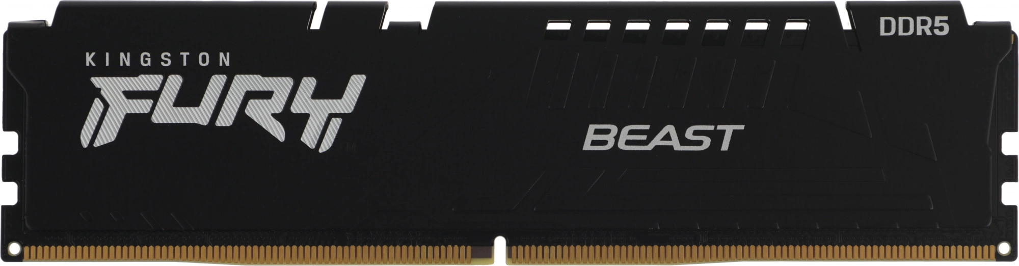 Память DDR5 16GB 6400MHz Kingston KF564C32BBE-16 Fury Beast Black Expo RTL Gaming PC5-51200 CL32 DIMM 288-pin 1.4В single rank с радиатором Ret