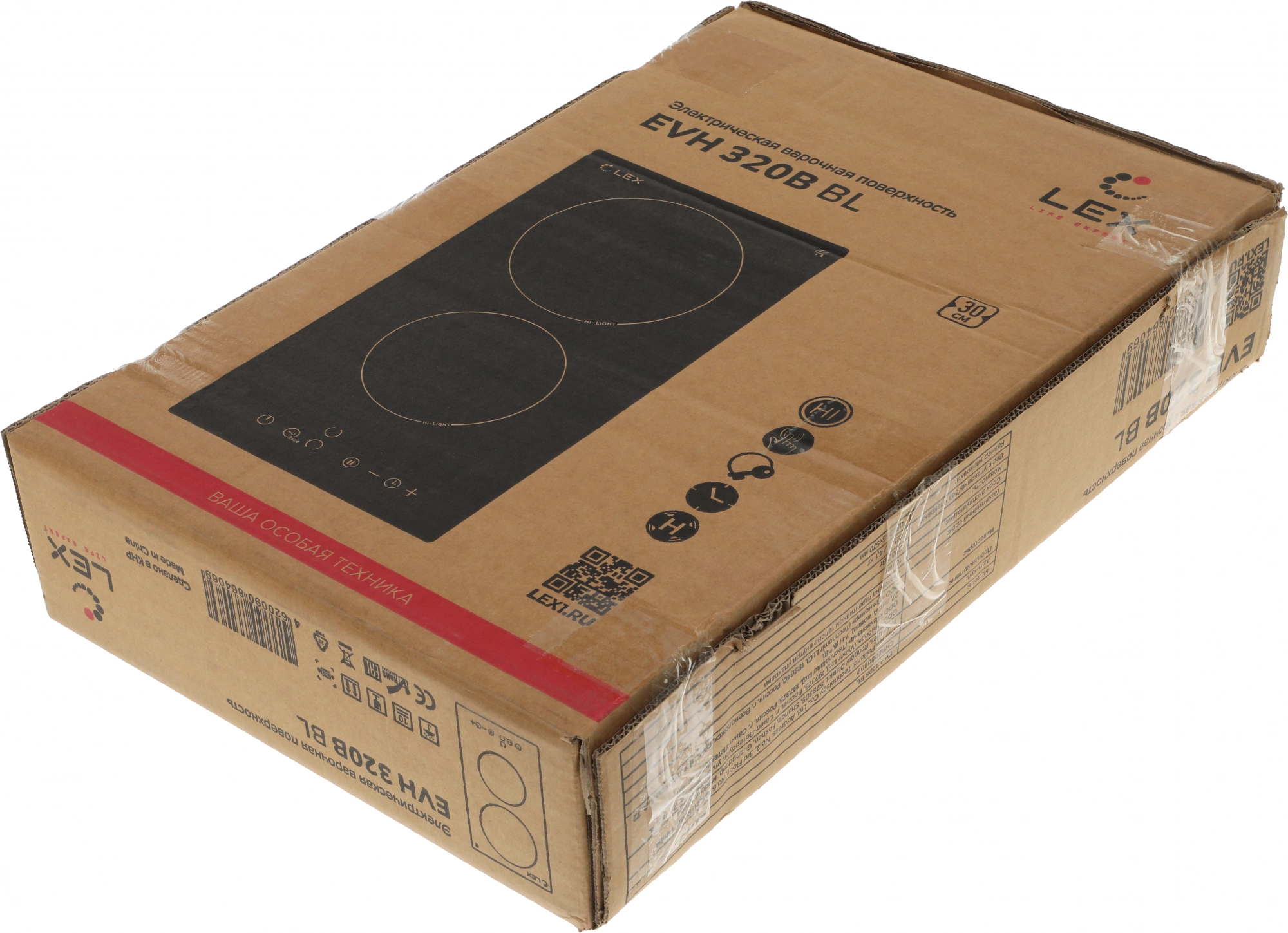 Варочная поверхность Lex EVH 320B BL черный