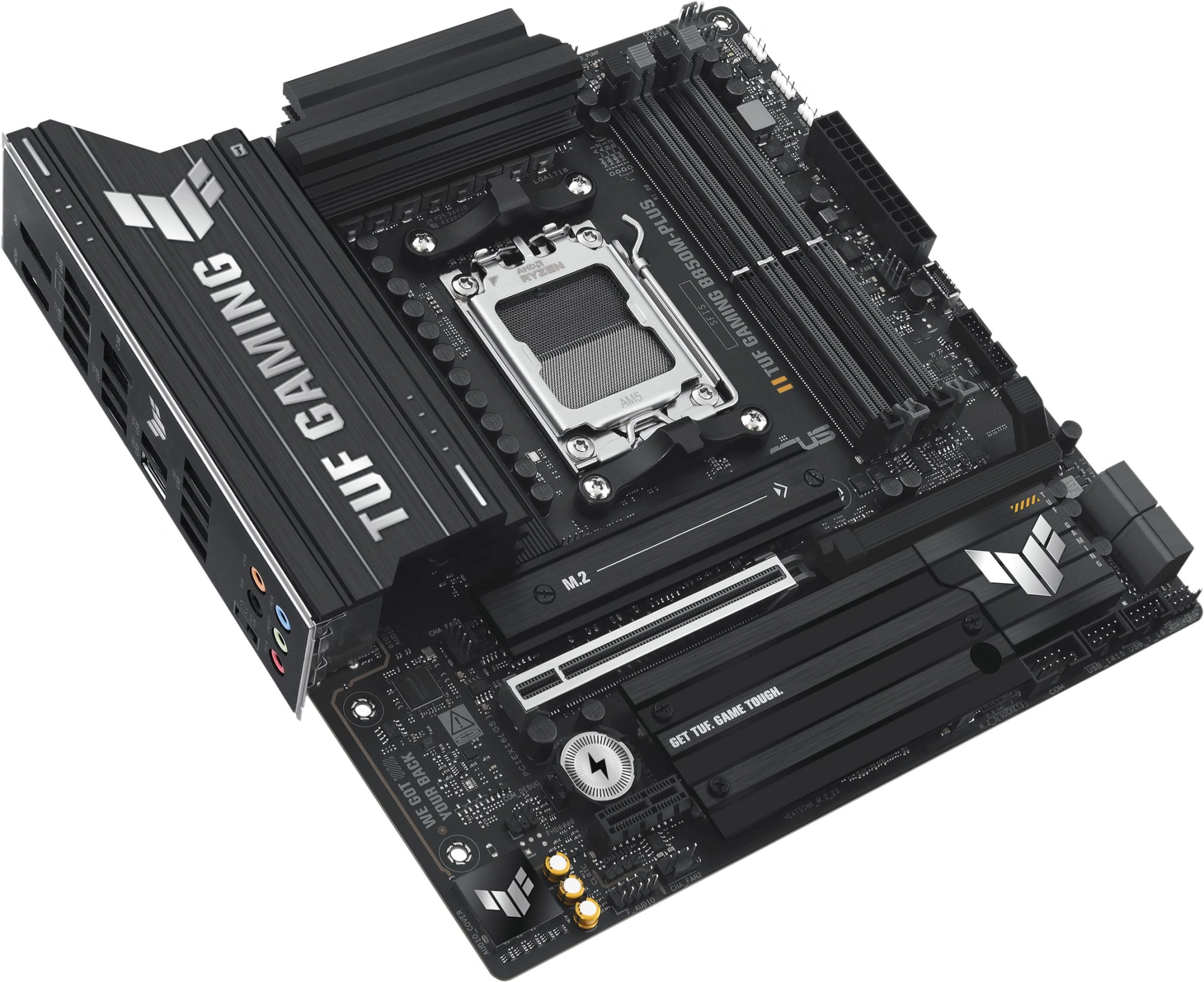 Материнская плата Asus TUF GAMING B850M-PLUS Socket AM5 AMD B850 4xDDR5 mATX AC`97 8ch(7.1) 2.5Gg RAID+HDMI+DP