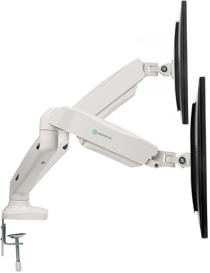 Кронштейн для мониторов Onkron G160W белый 13"-32" макс.16кг настольный поворот и наклон верт.перемещ.