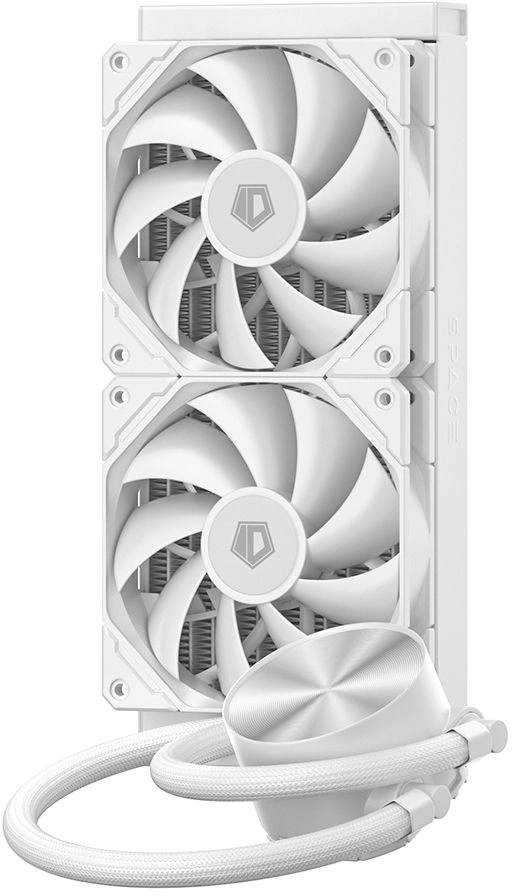 Система водяного охлаждения ID-Cooling FX240 Pro Soc-AM5/AM4/1200/1700/1851 белый 4-pin 35.2dB Al 300W Ret (FX240 PRO WHITE)