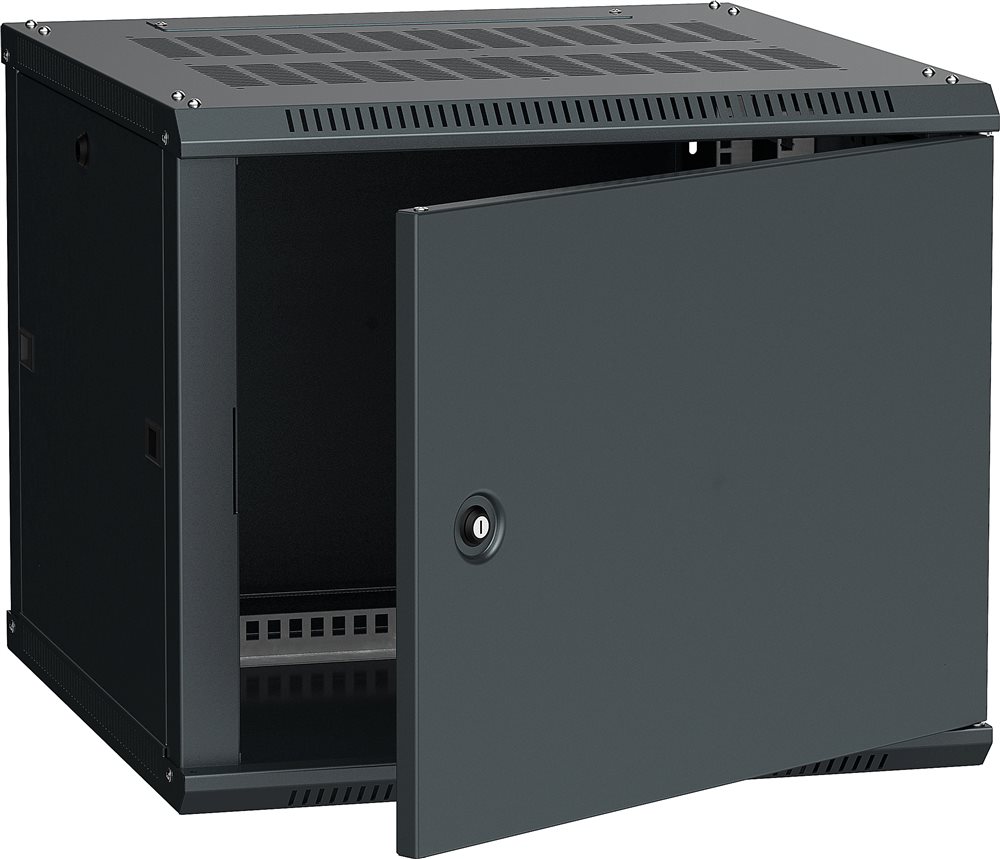 LWR5-06U66-MF - ITK Шкаф LINEA W 6U 600x600 мм дверь металл, RAL9005 (кратность отгрузки 10шт.)