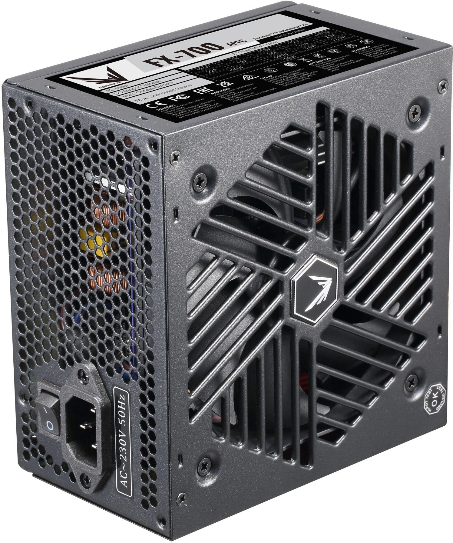 Блок питания Formula ATX 700W FX-700 (20+4pin) APFC 120mm fan 7xSATA RTL