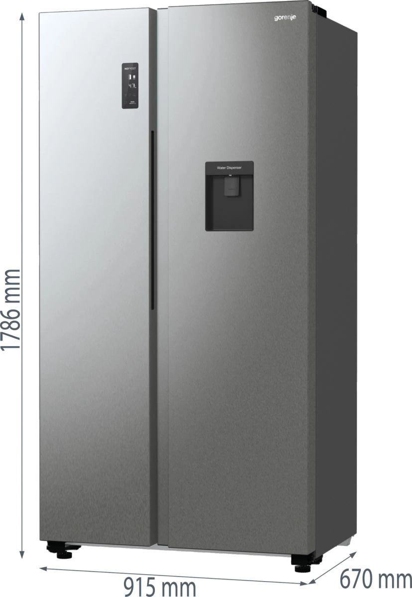 Холодильник Gorenje NRR9185EAXLWD 2-хкамерн. серебристый мат. инвертер