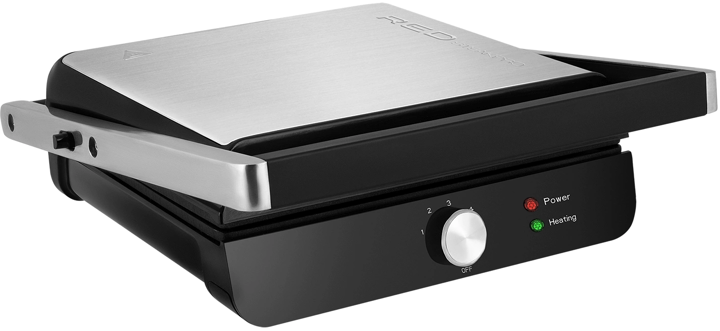Электрогриль Red Solution RGM-M815 2000Вт черный/серебристый