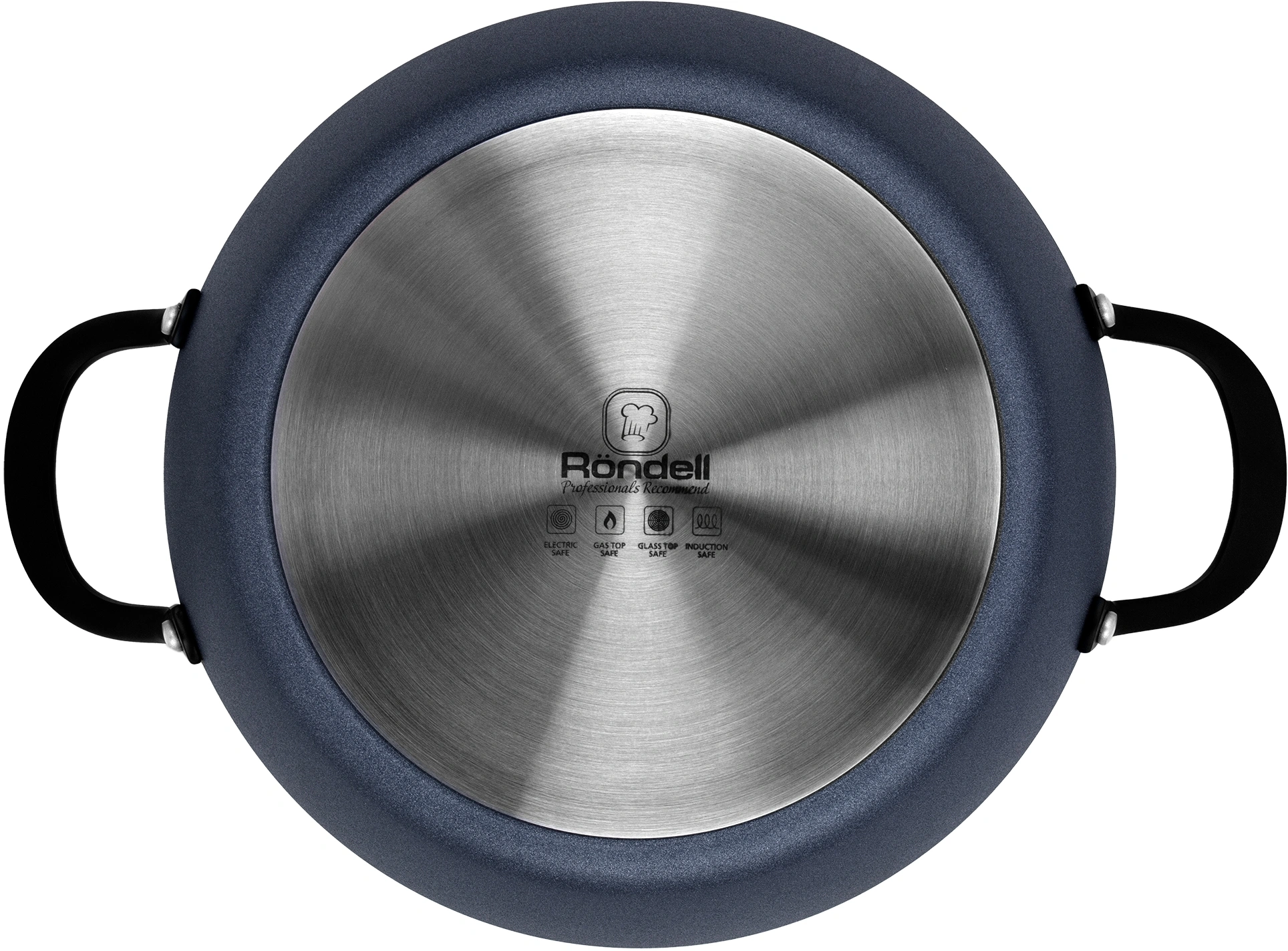 Сотейник Rondell Evolution-R RDA-799 3.4л. d=26см (с крышкой) графитовый