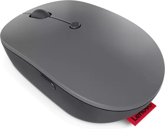 Мышь Lenovo Go серый оптическая 2400dpi беспров. USB-C для ноутбука 3but (GY51C21210)