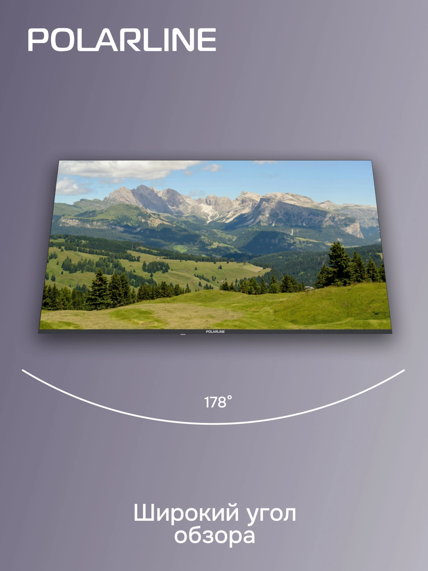 Телевизор LED PolarLine 50" 50PU11TC-SM черный 4K Ultra HD 60Hz DVB-T DVB-T2 DVB-C DVB-S2 USB WiFi Smart TV (RUS)
