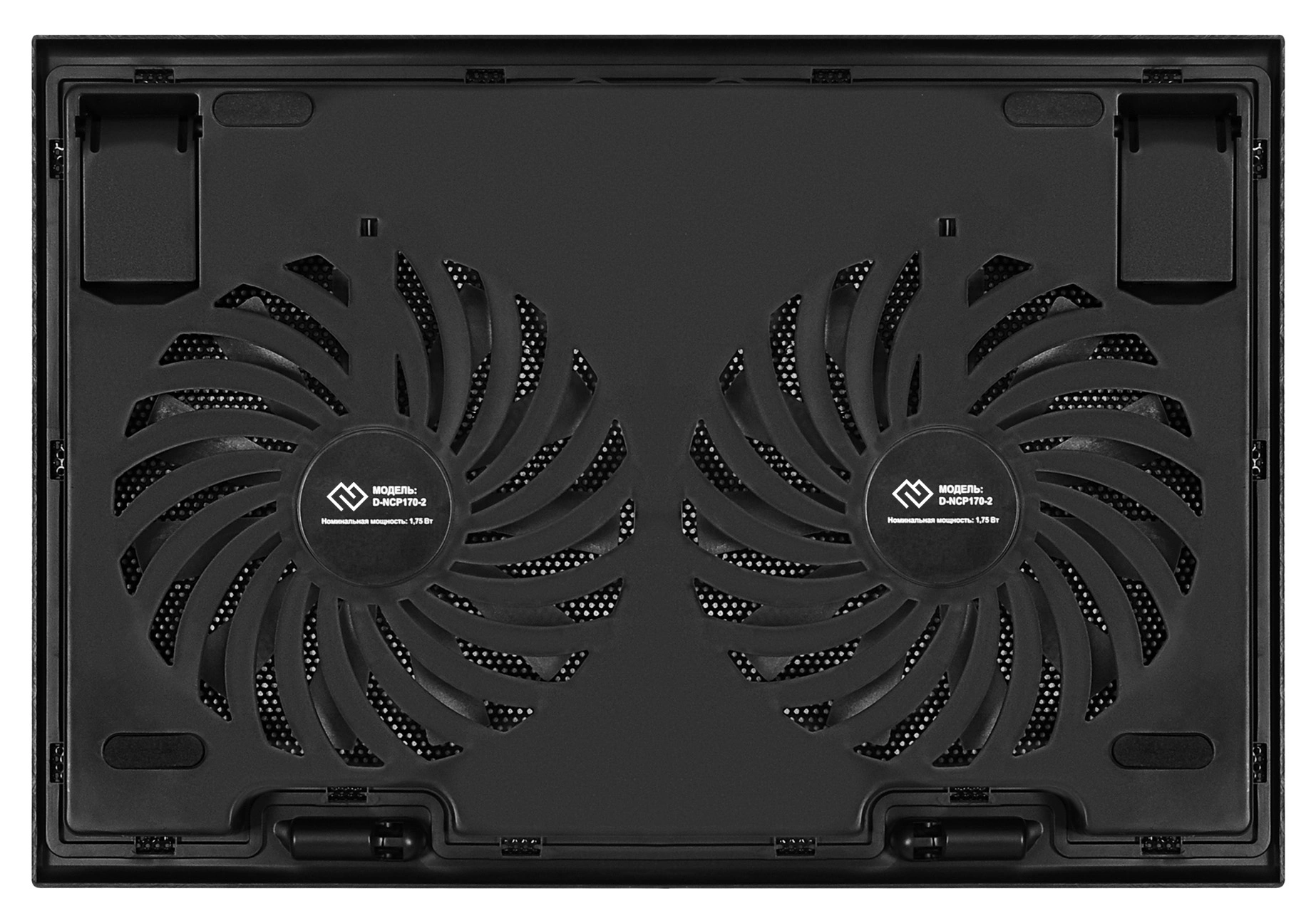 Подставка для ноутбука Digma D-NCP170-2 17"390x270x27мм 20дБ 2xUSB 2x 150ммFAN 600г черный