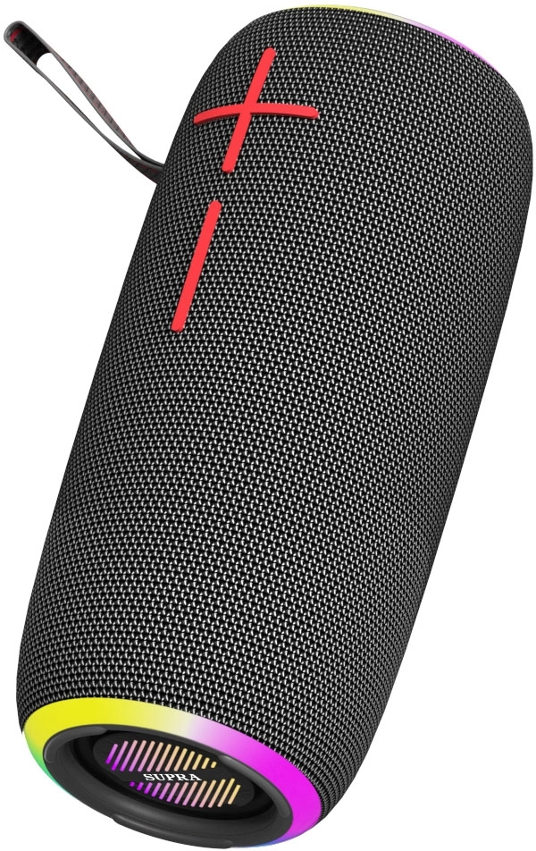 Колонка порт. Supra BTS-590 черный 40W 2.0 BT/3.5Jack/USB 10м 3000mAh