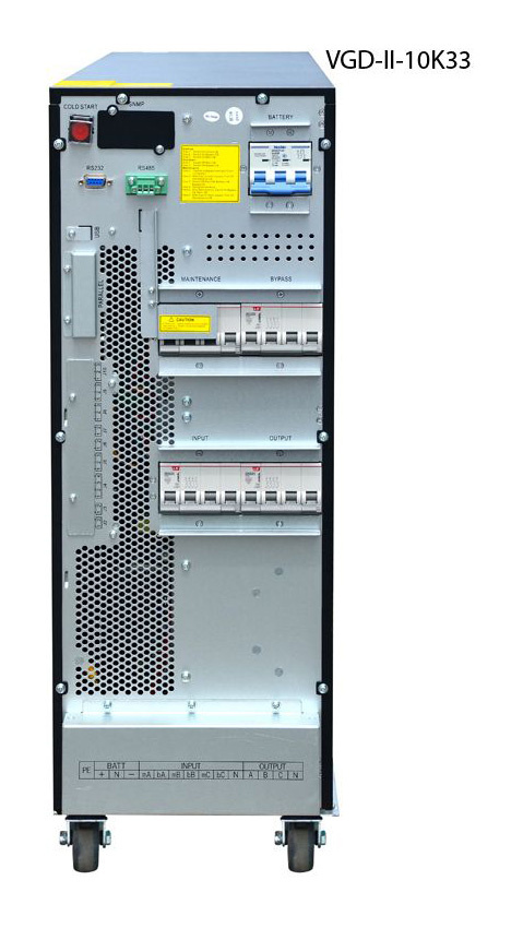 Источник бесперебойного питания Powercom VGD-II-10K33 10000Вт 10000ВА черный без батареи