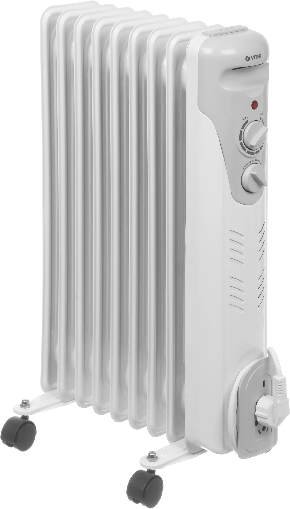 Радиатор масляный Vitek VT-1709 2000Вт белый