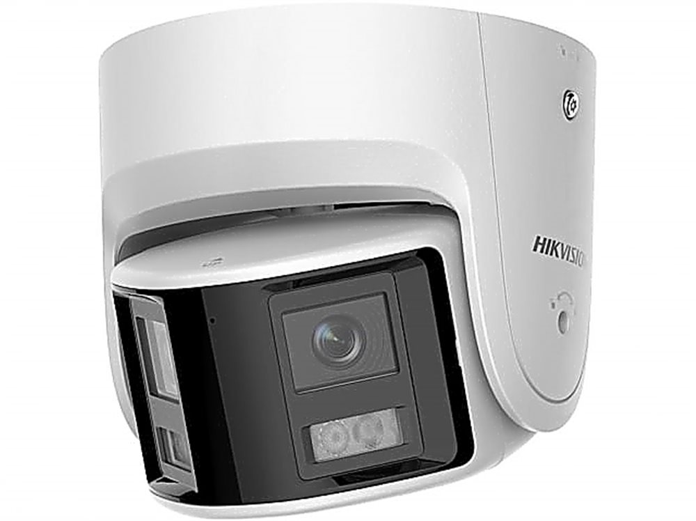 DS-2CD2347G2P-LSU/SL(2.8mm)(C) - 4Мп уличная панорамная IP-камера с LED-подсветкой до 30м