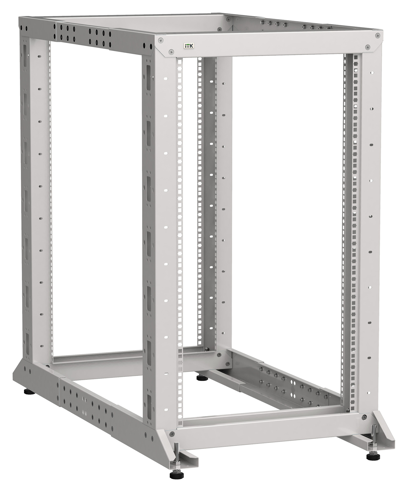 Стойка двухрамная ITK Linea LF35-33U61-2GM 33U 600ммX1000мм 700кг серый