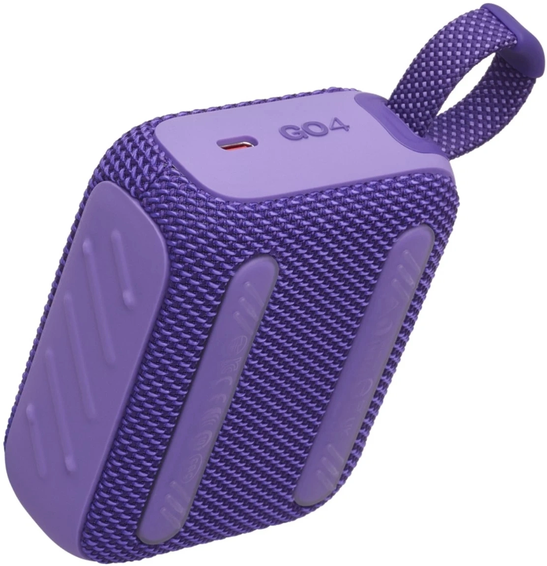 Колонка порт. JBL GO 4 фиолетовый 4.2W 1.0 BT 850mAh (JBLGO4PUR)