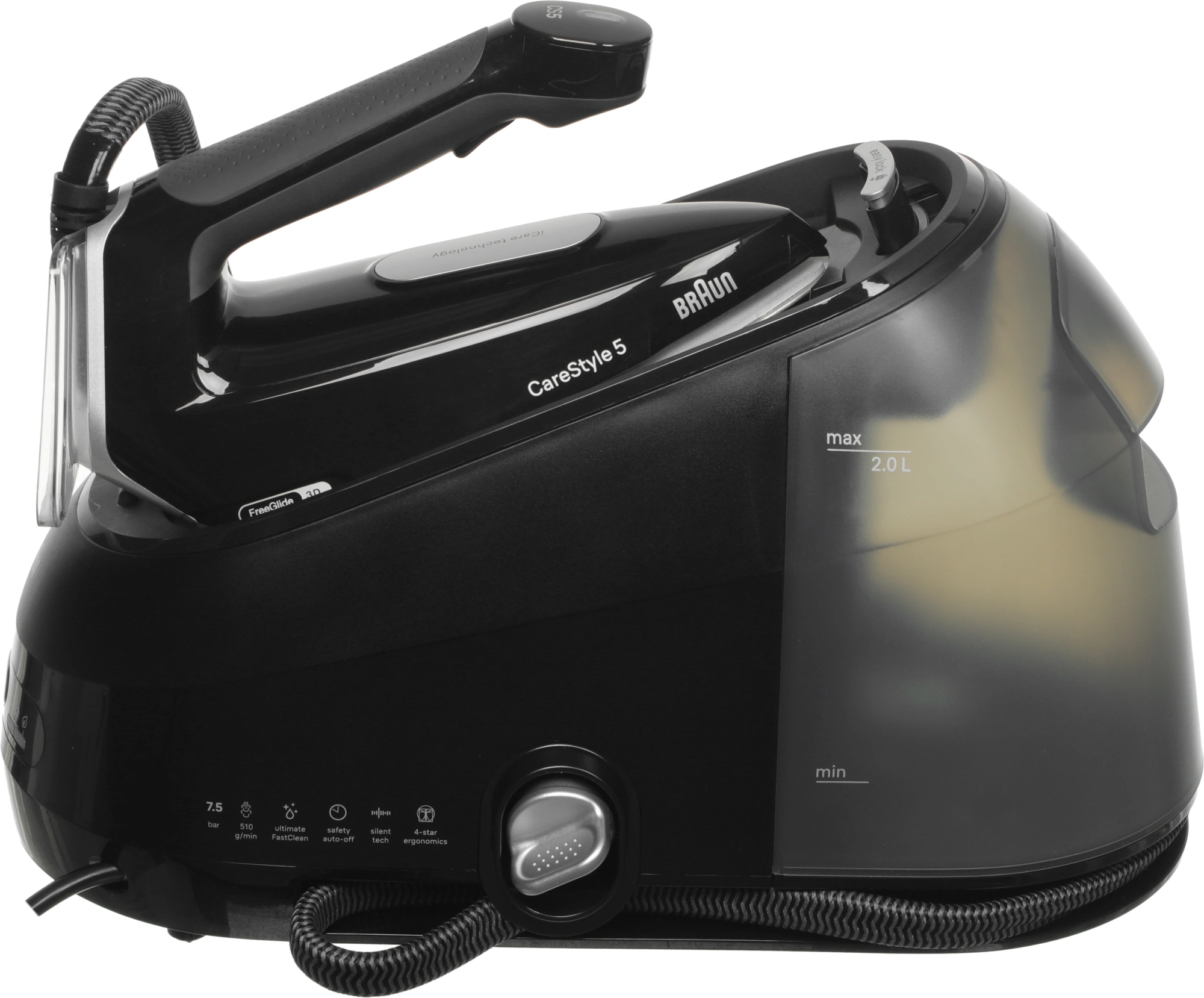 Парогенератор Braun CareStyle 5 IS5249BK 2400Вт черный