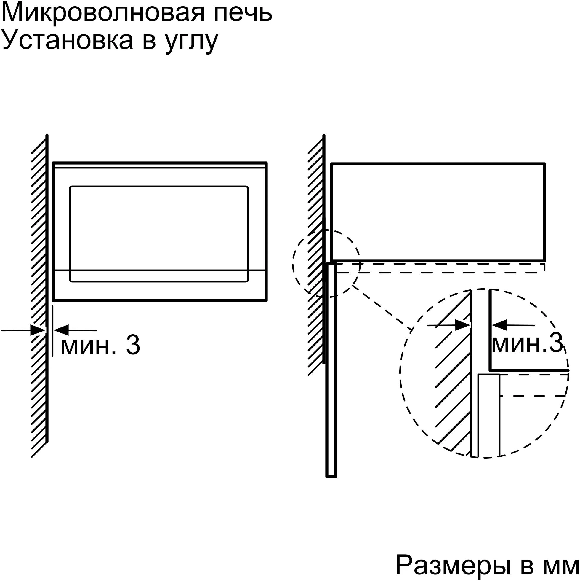 Микроволновая печь Bosch BFL524MS0 20л. 800Вт нержавеющая сталь/черный (встраиваемая)
