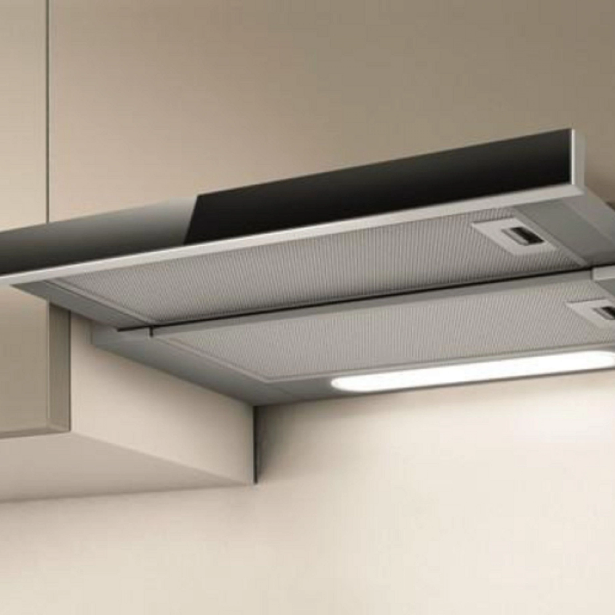 Вытяжка встраиваемая Elica Elite 14 Lux GRVT/A/90 серый/стекло черное управление: кнопочное (1 мотор)