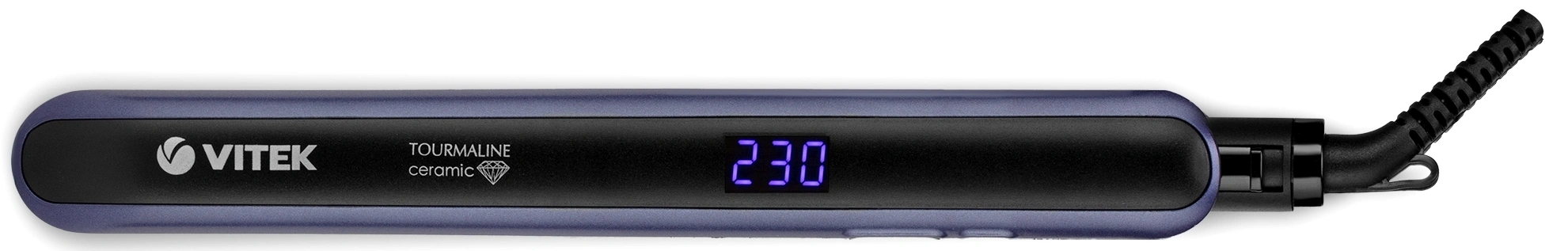 Выпрямитель Vitek VT-8414 40Вт черный макс.темп.:230С покрытие:керамико-турмалиновое