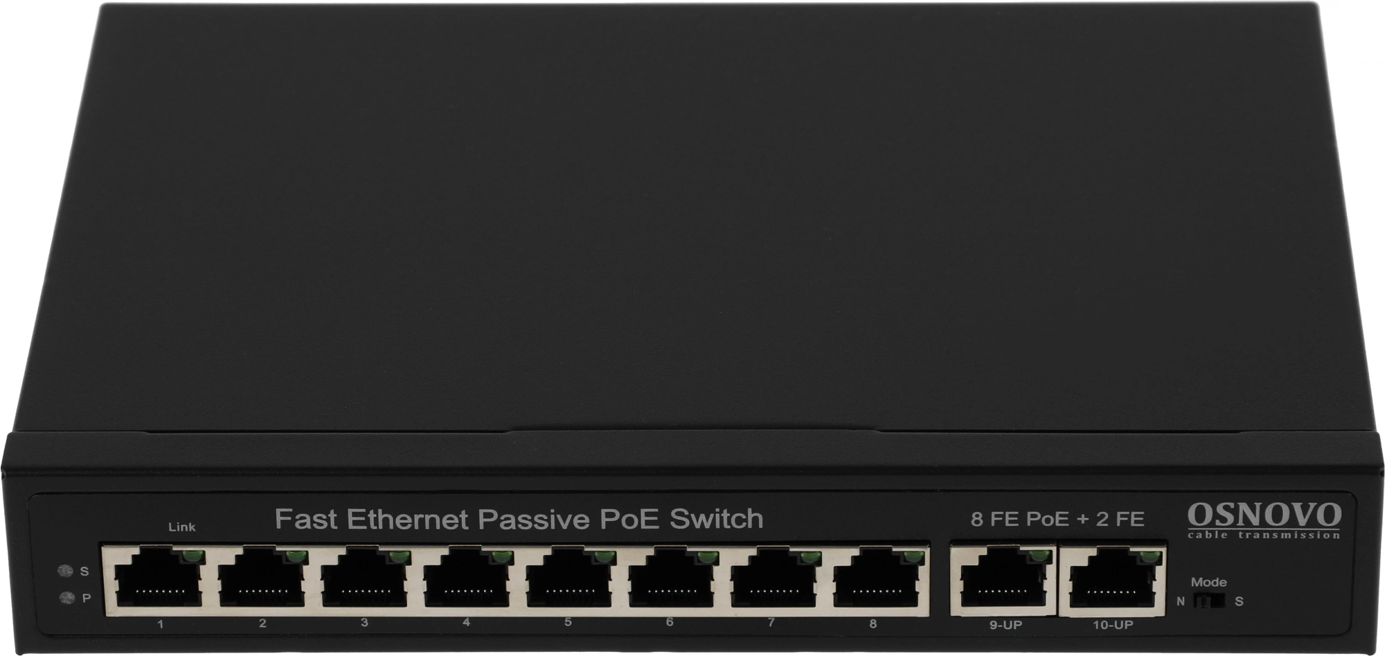 Коммутатор Osnovo SW-21000/A(120W) (L2) 10x100Мбит/с 8PoE 120W неуправляемый