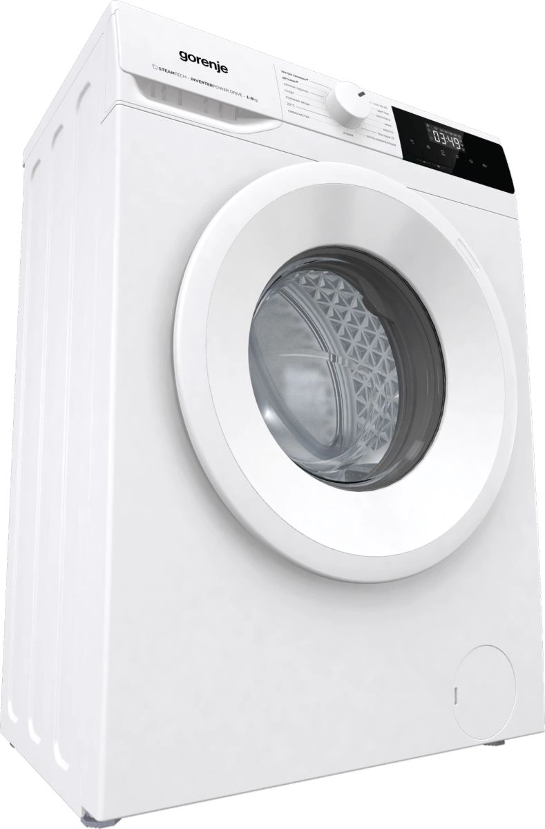 Стиральная машина Gorenje WNHPI84AS/R класс: A загр.фронтальная макс.:8кг белый инвертор