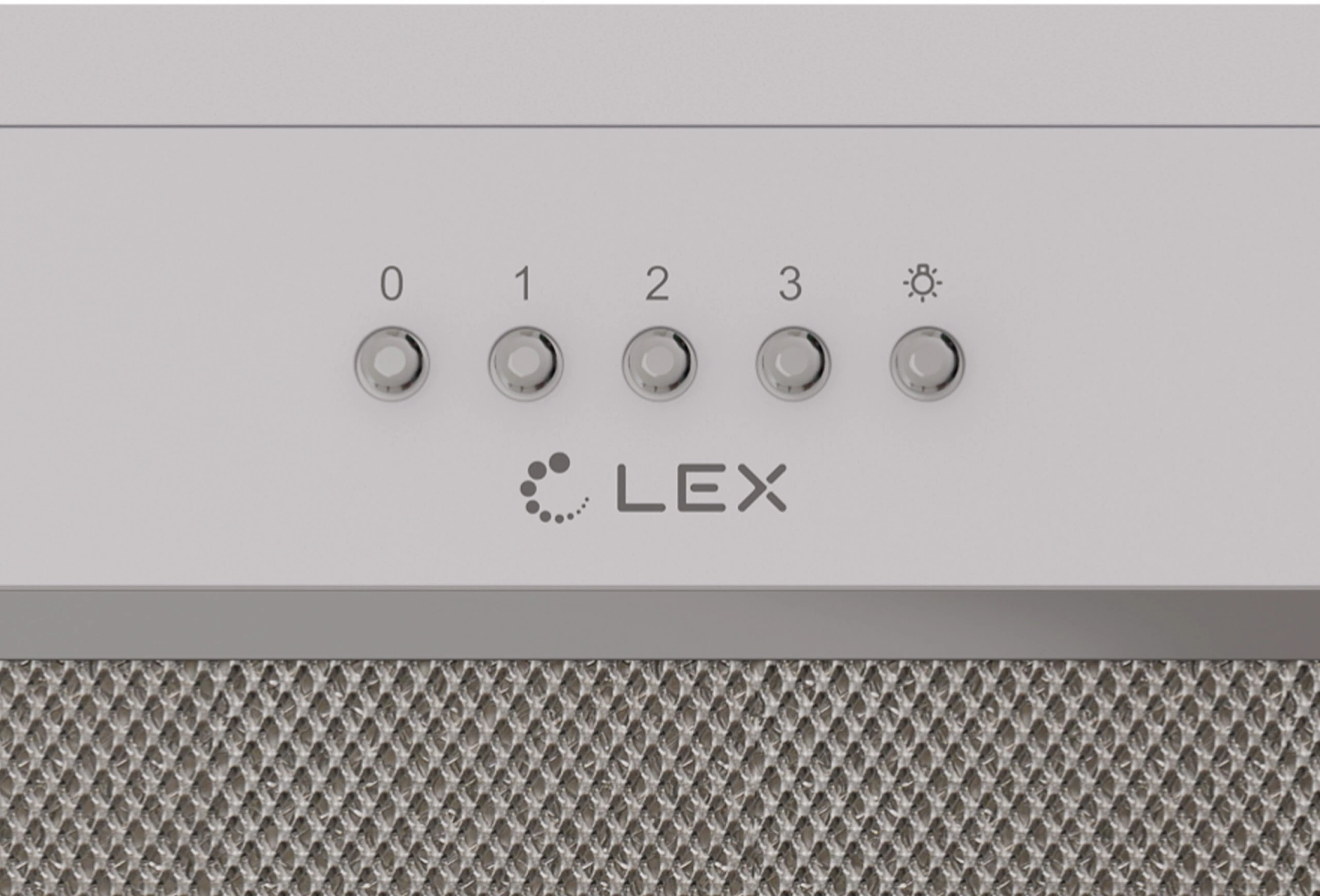Вытяжка встраиваемая Lex Hyper 600 Inverter WH белый управление: кнопочное (1 мотор)