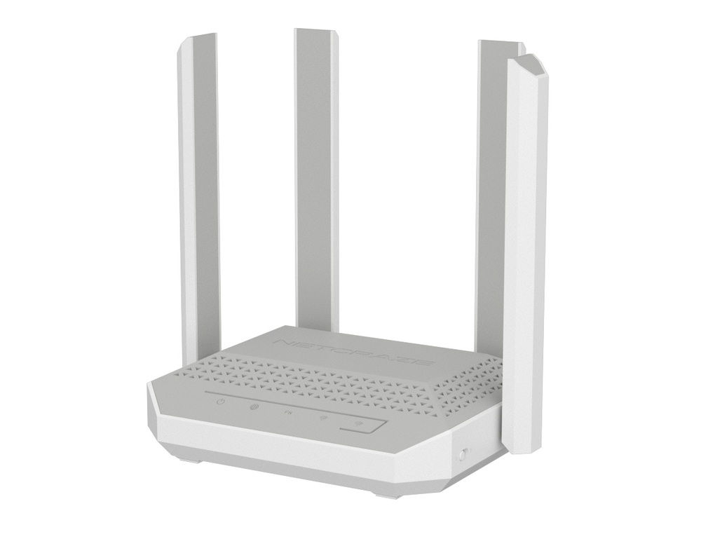 NC-3711 - Гигабитный интернет-центр Netcraze с Mesh Wi-Fi 6 AX3000, 4-портовым Smart-коммутатором и переключателем режима роутер/ретранслятор, (Netcraze Sprinter)