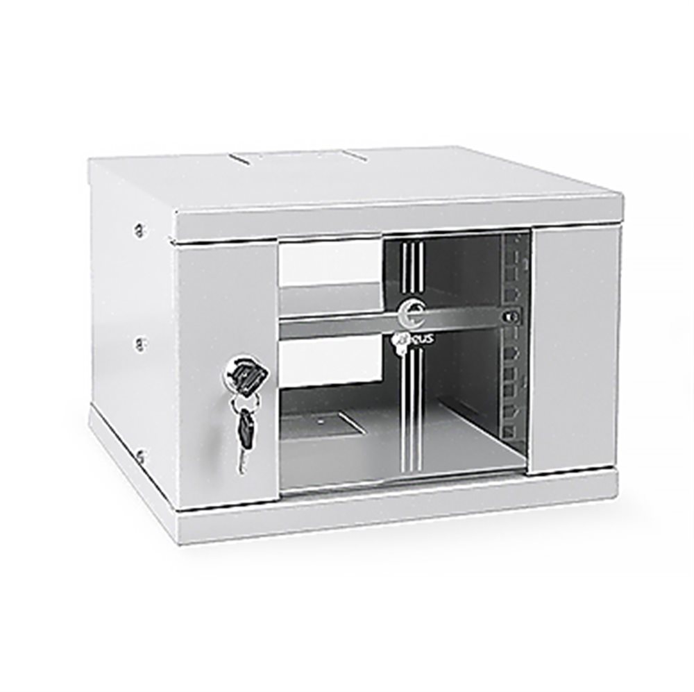 Cabeus WSC-4U - Шкаф телекоммуникационный настенный 10" 4U 326x300x225mm (ШхГхВ) дверь стекло