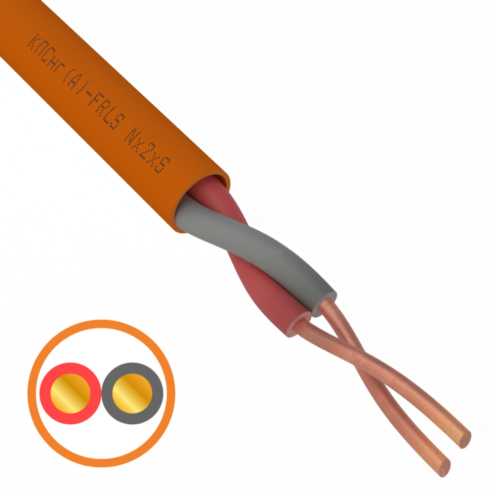 01-4905 - Кабель огнестойкий REXANT КПСнг(А)-FRLS 1x2x1,50 мм², бухта 200 м