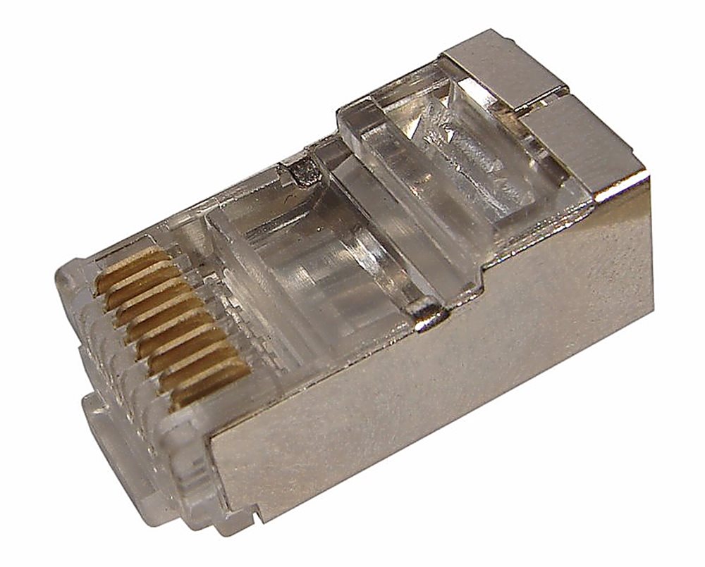 05-1023 - Коннектор Rexant RJ-45 8P-8C cат 5, с экраном REXANT (1 шт)