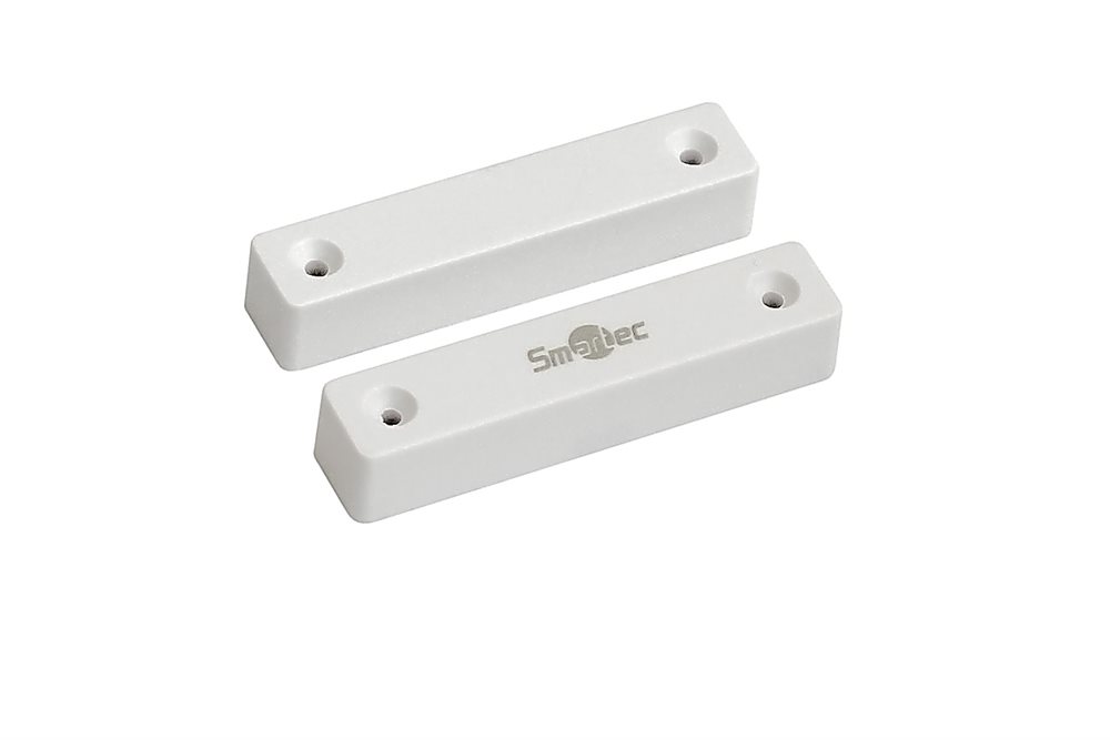 ST-DM126NC-WT - Магнитоконтактный датчик, НЗ, белый, накладной для деревянных дверей, зазор 25 мм